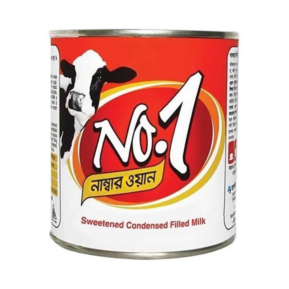 NO-1 CONDENSED MILK SWEETENED  400 GM .