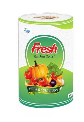 FRESH TISSUE KITCHEN TOWEL (1 ROLL) SINGLE.